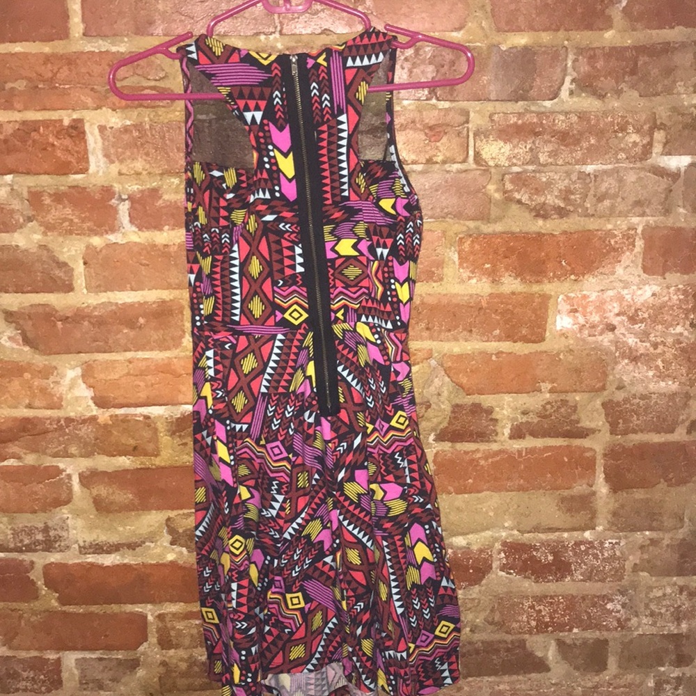 Geometric Pattern Dress - Picture 3 of 3